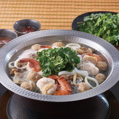 Stainless steel pot with glass lid, Yukihira, 26cm
