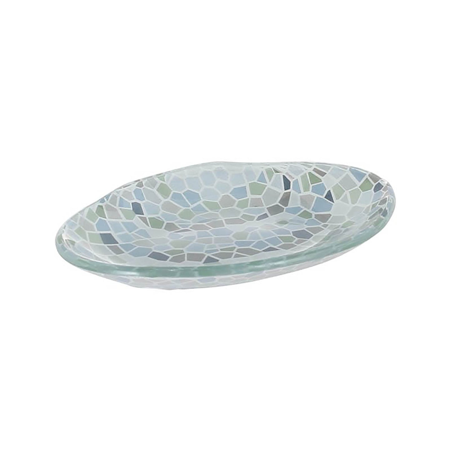 Glass fishery plate Clam