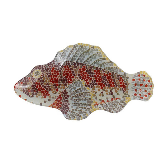 Glass fishery plate Scorpionfish