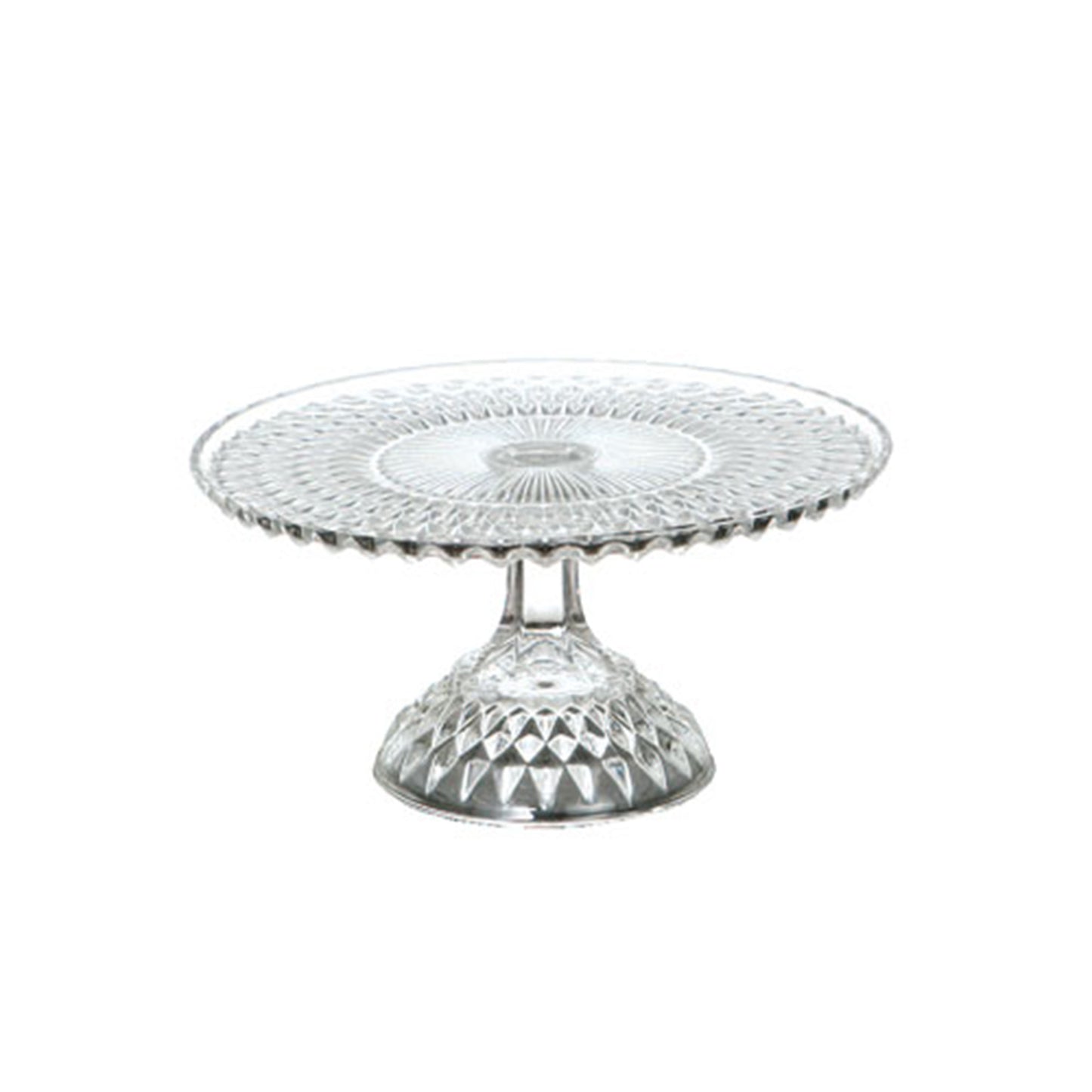 Glass compote Macaron S