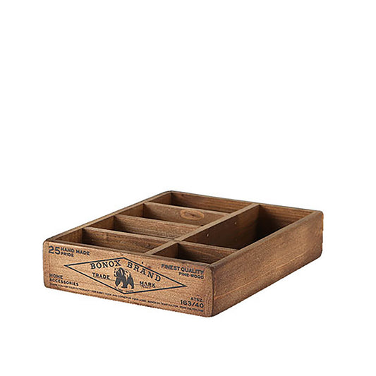 wooden organizer box