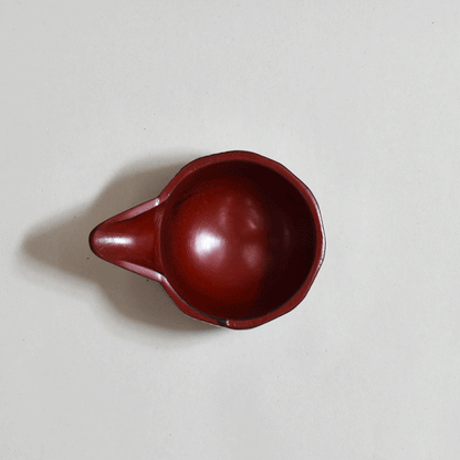 木製ハツリ片口小皿