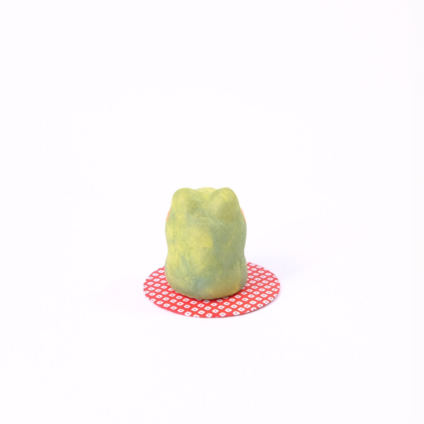 おすわりカエル 緑