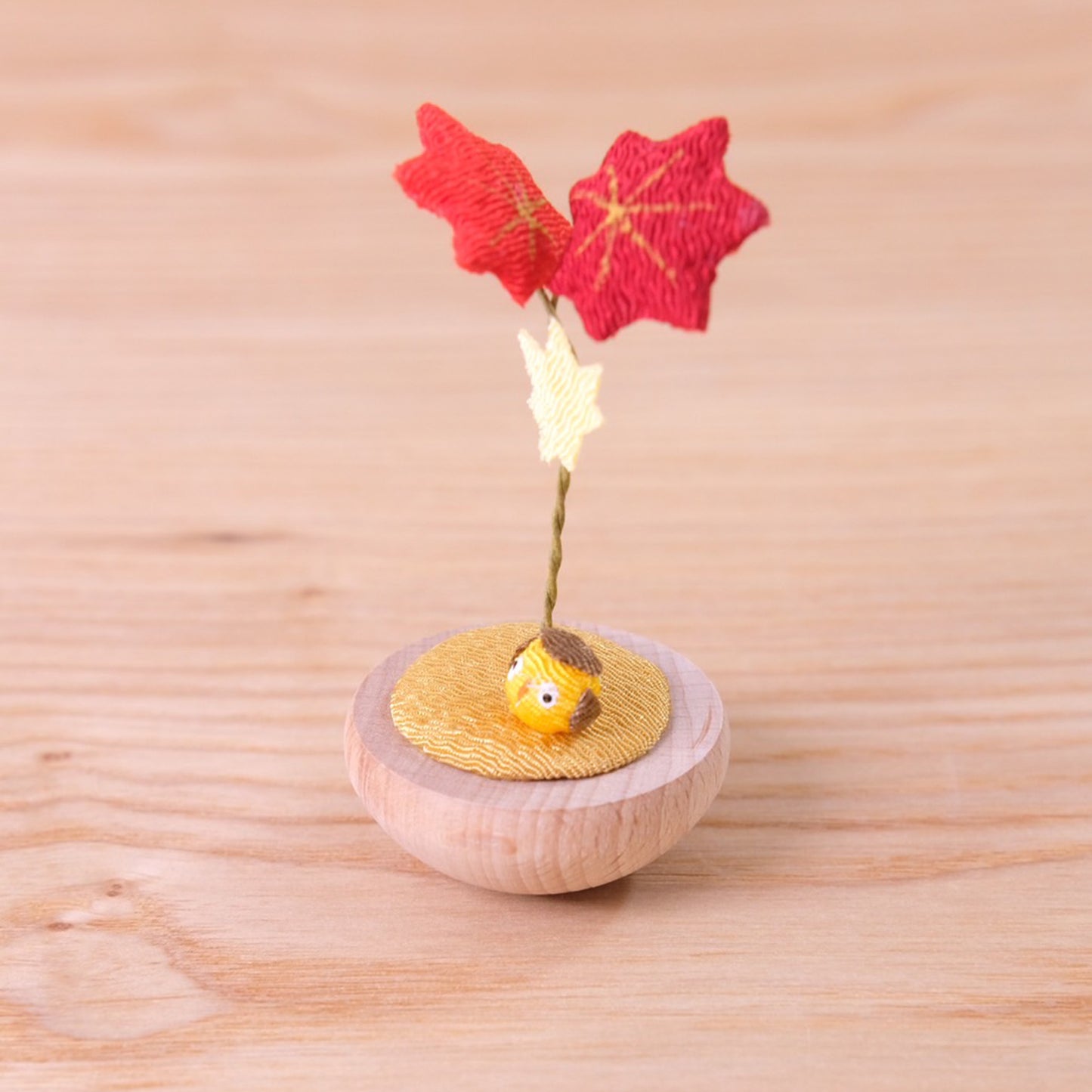 ゆらゆら紅葉 動物たち ふくろう