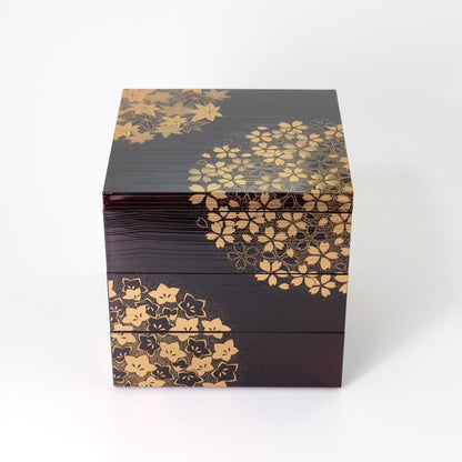 Hanamaru Spring and Autumn 5.0 Three-tiered Box