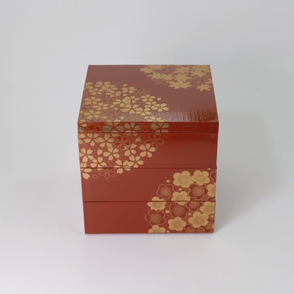 Hanamaru Spring and Autumn 5.0 Three-tiered Box