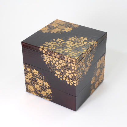Hanamaru Spring and Autumn 5.0 Three-tiered Box