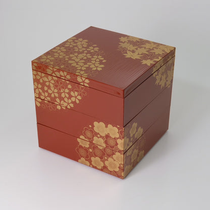 Hanamaru Spring and Autumn 5.0 Three-tiered Box