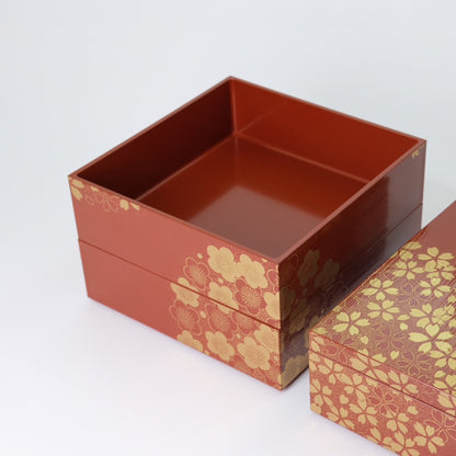 Hanamaru Spring and Autumn 5.0 Three-tiered Box