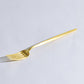 MOON MATTE GOLD TABLE FORK