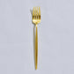 MOON MATTE GOLD TABLE FORK