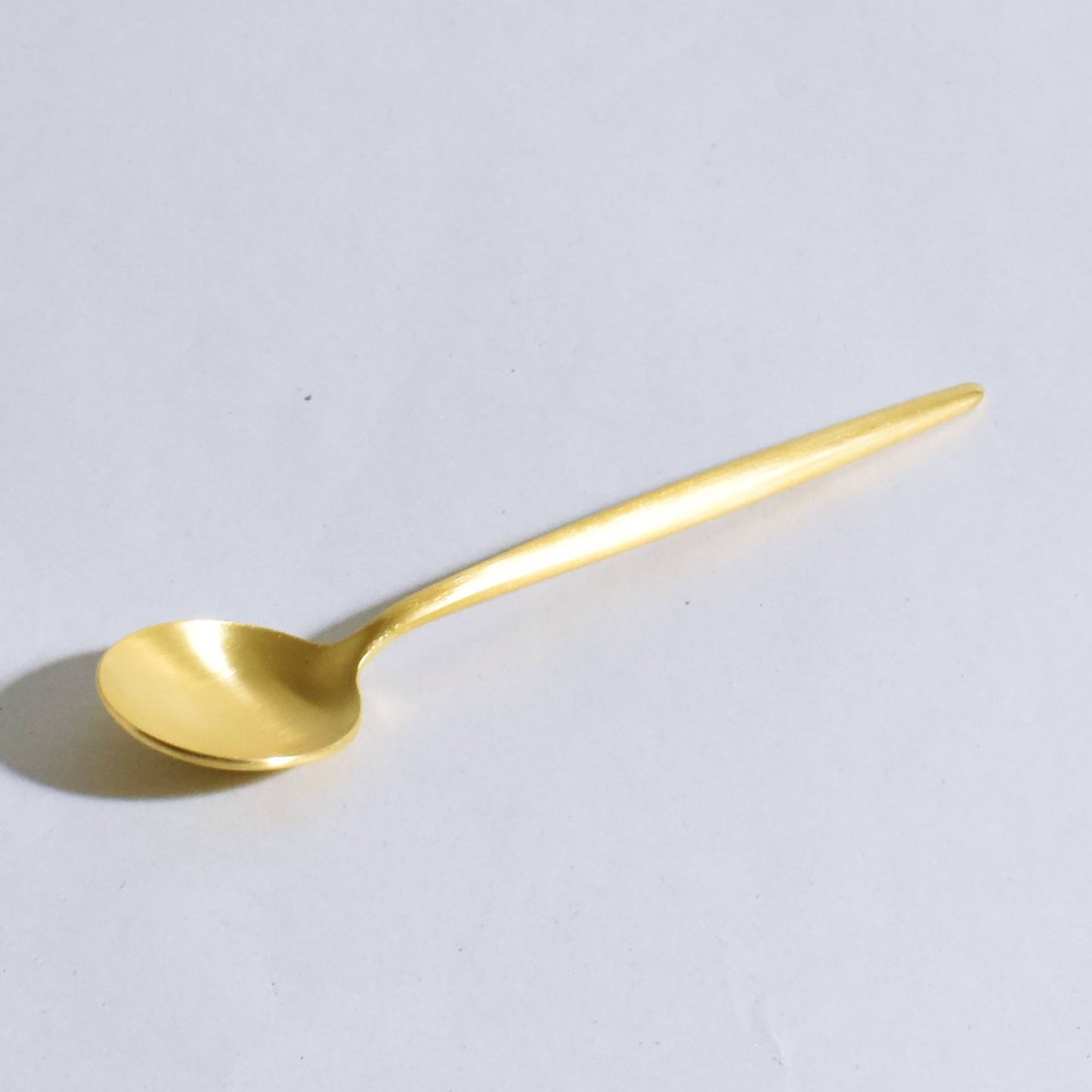 MOON MATTE GOLD DESSERT SPOON