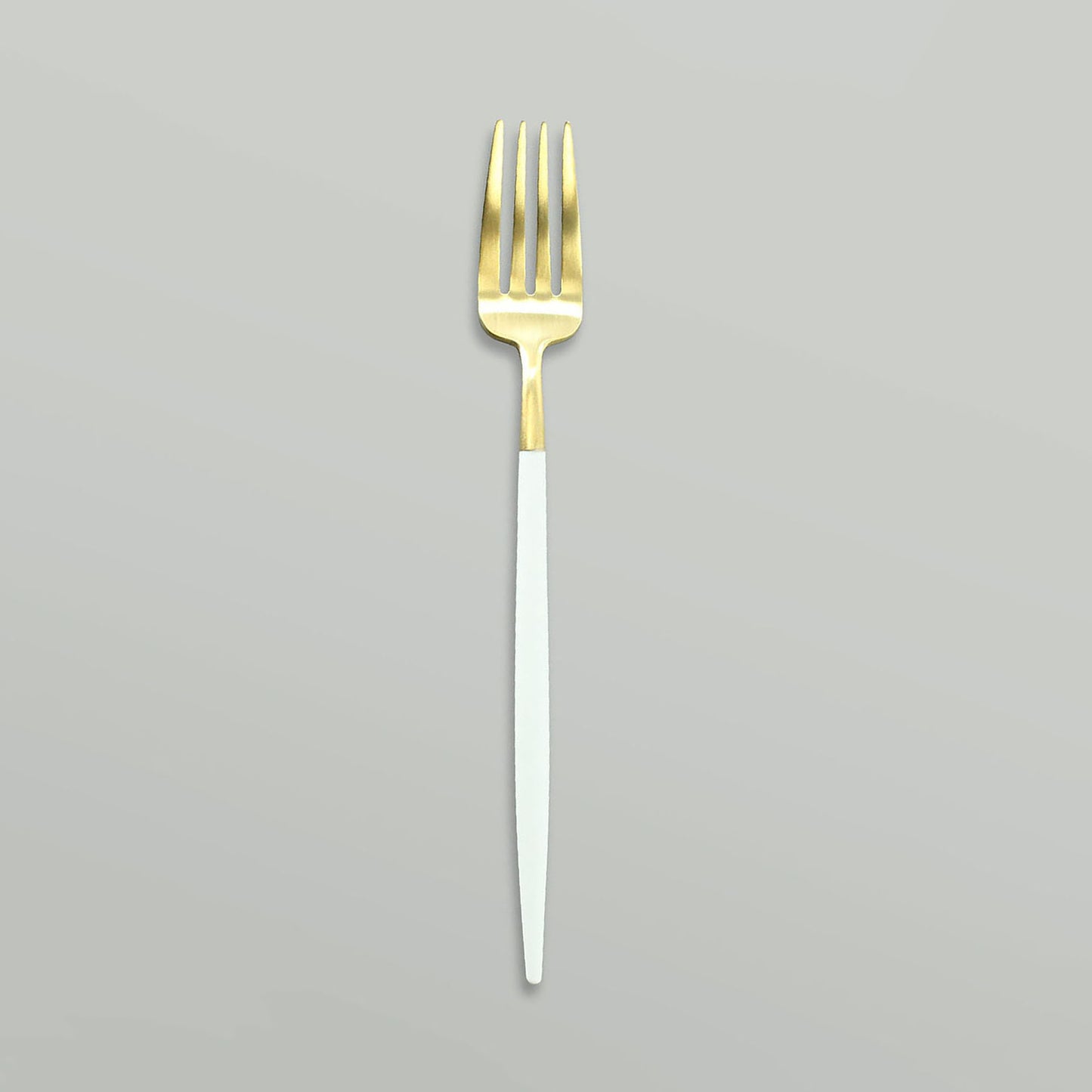 GOA WHITE/GOLD DESSERT FORK