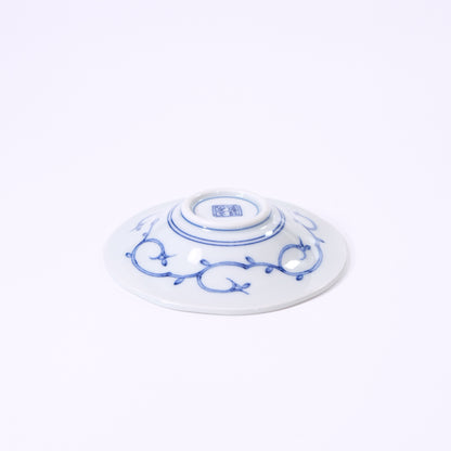 合せ小皿 青海波梅図