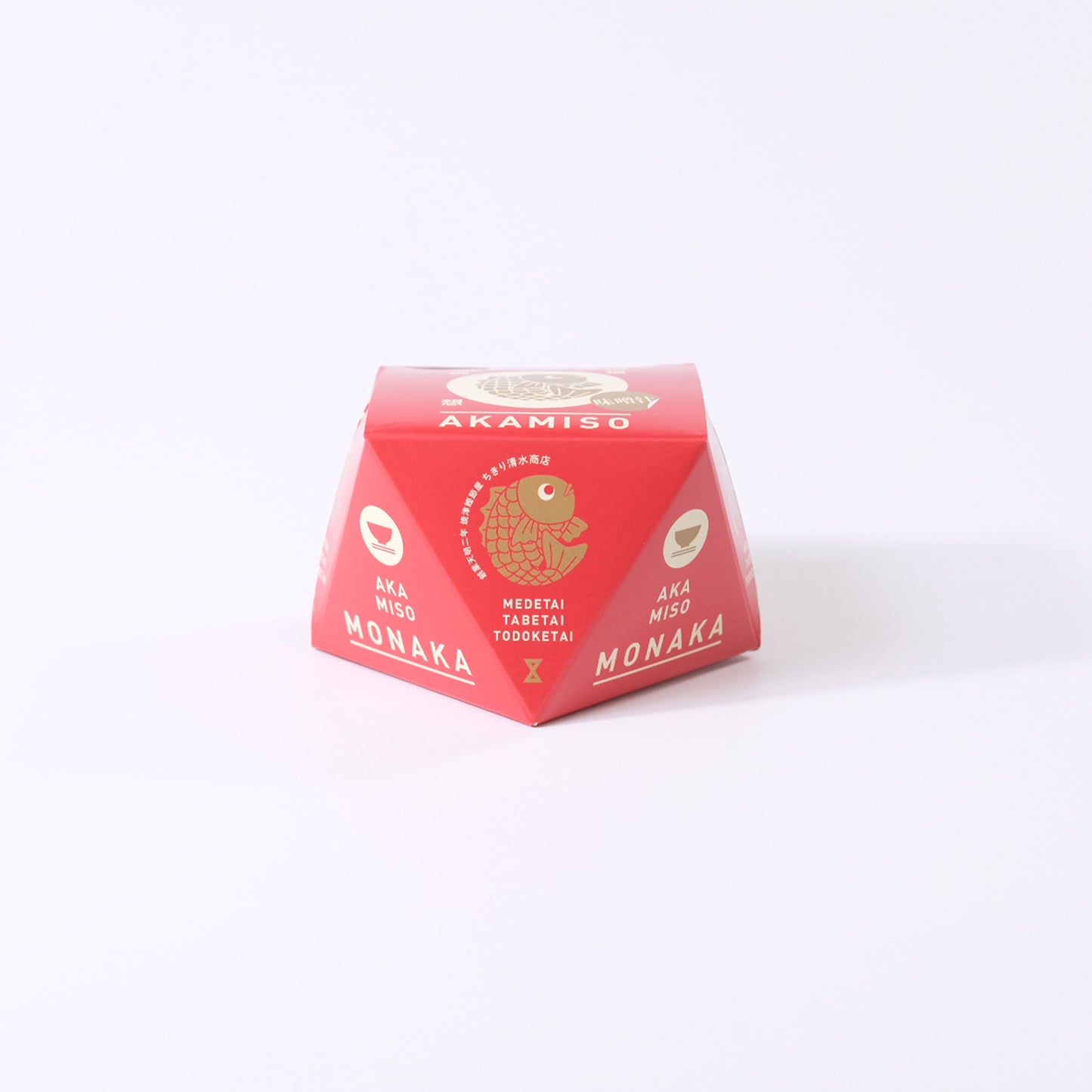 Monaka miso soup with red miso