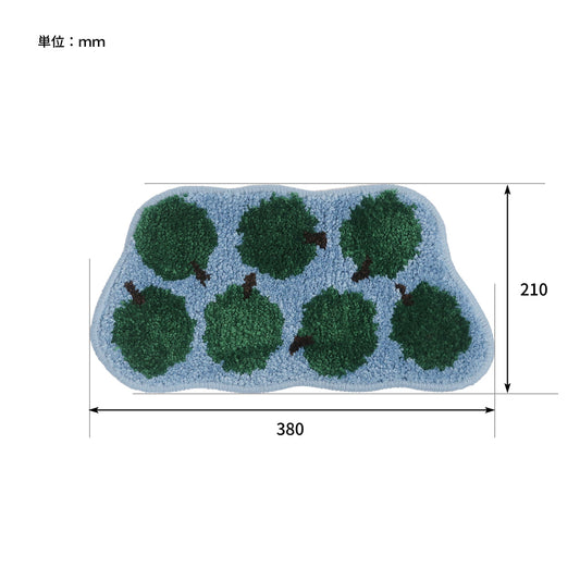 フルーツアクセントマット EIBORIE / エイボリー