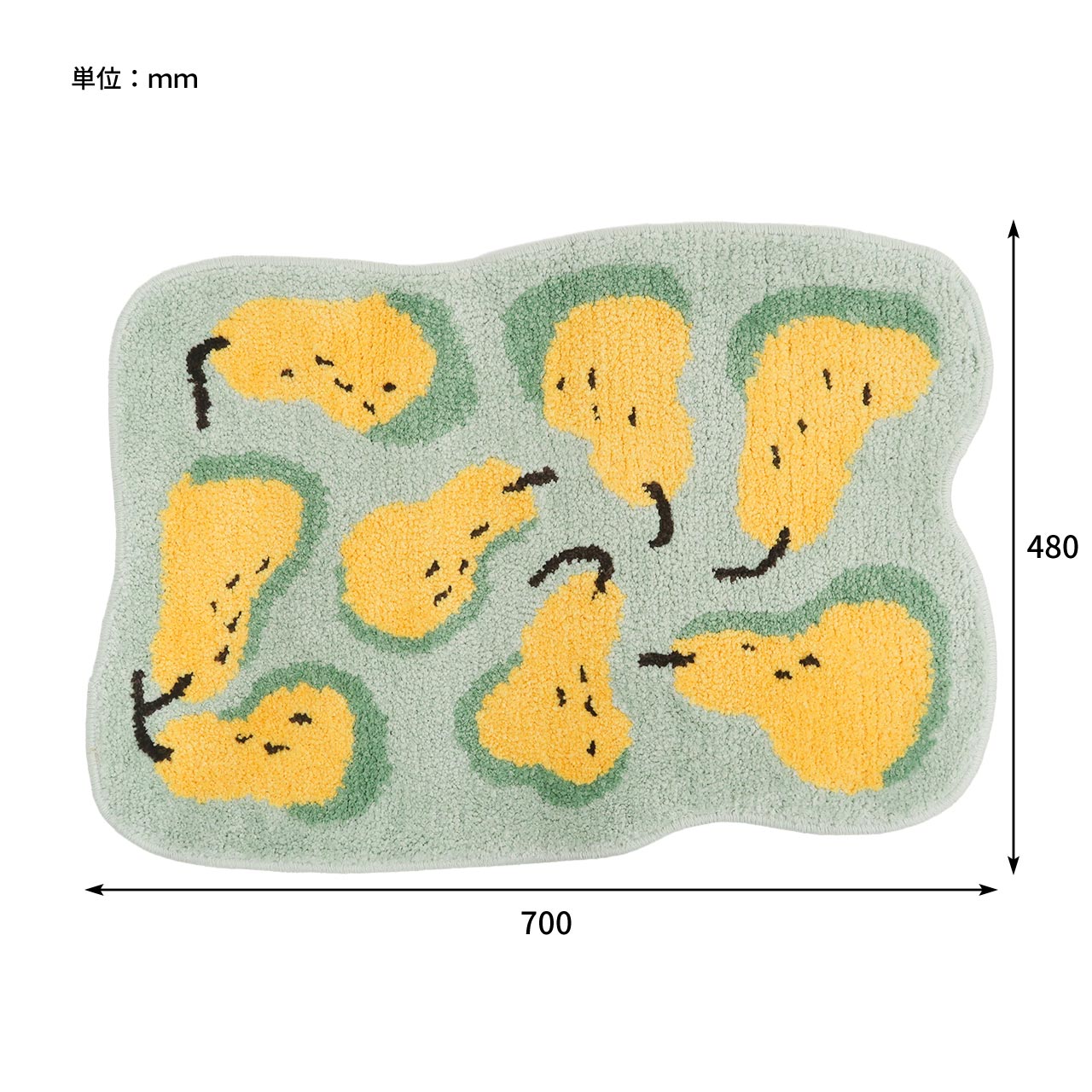 フルーツフロアマット EIBORIE / エイボリー