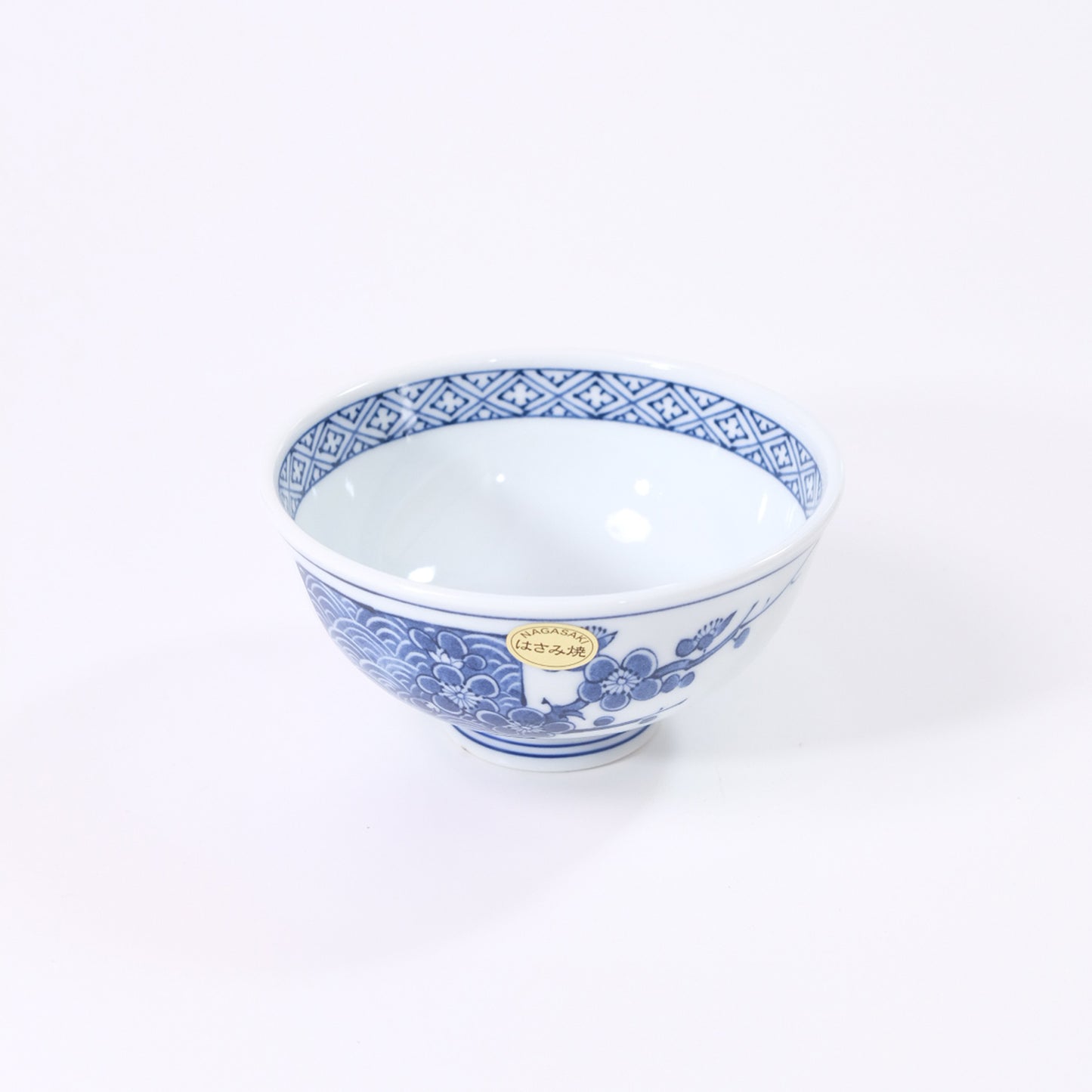 軽量 3.8茶付 青海波梅図