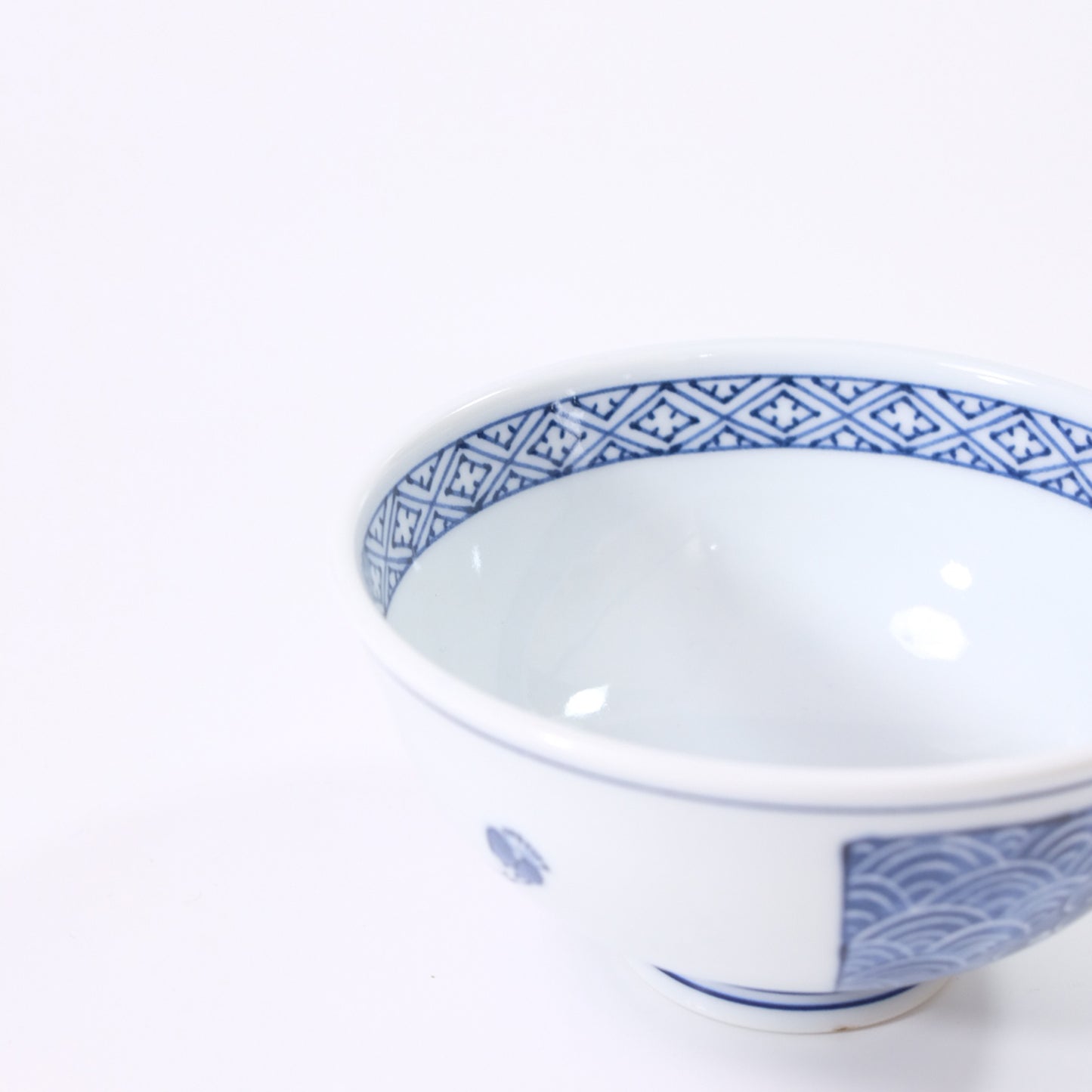 軽量 3.8茶付 青海波梅図