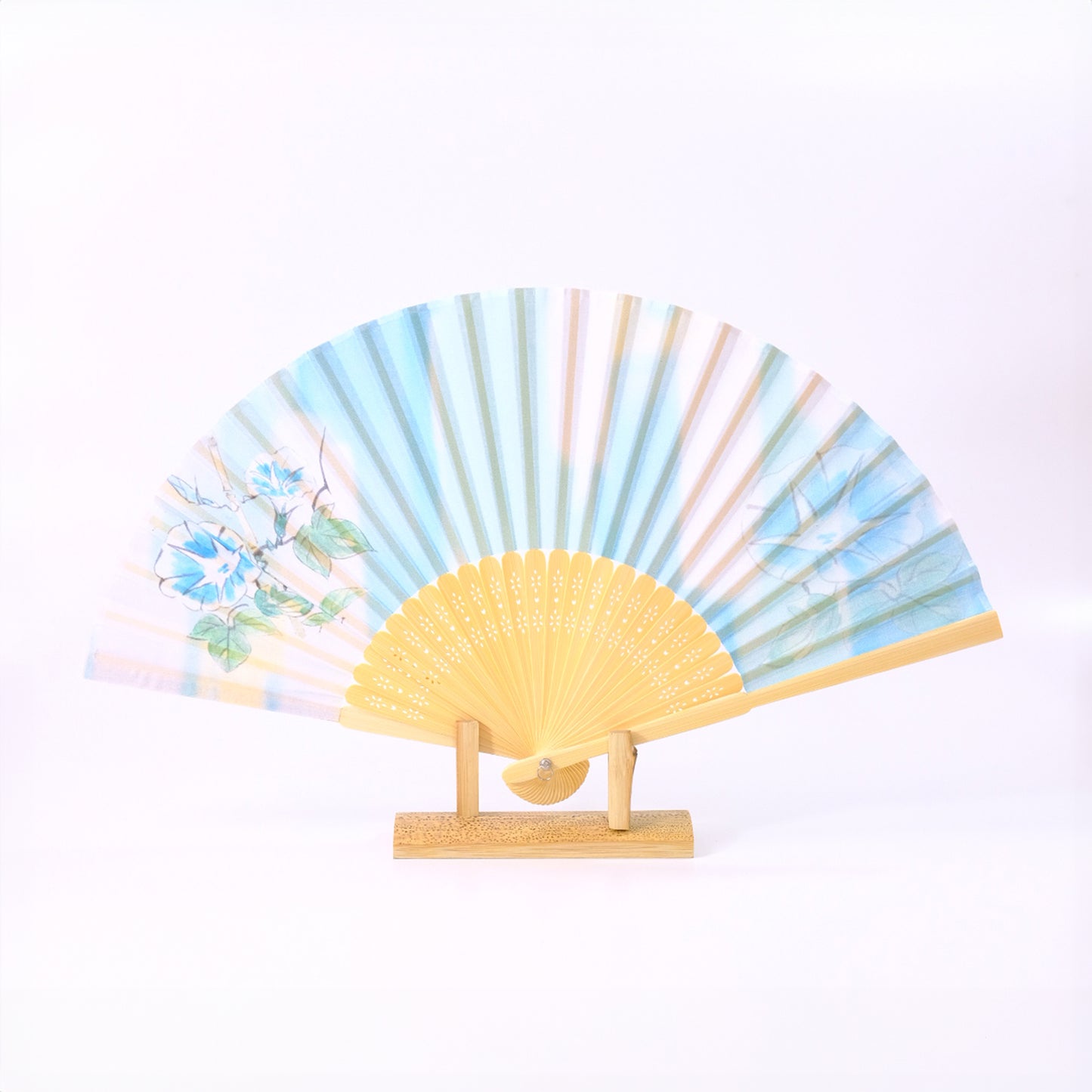 婦人扇子 朝顔