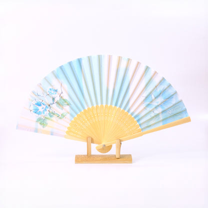 婦人扇子 朝顔