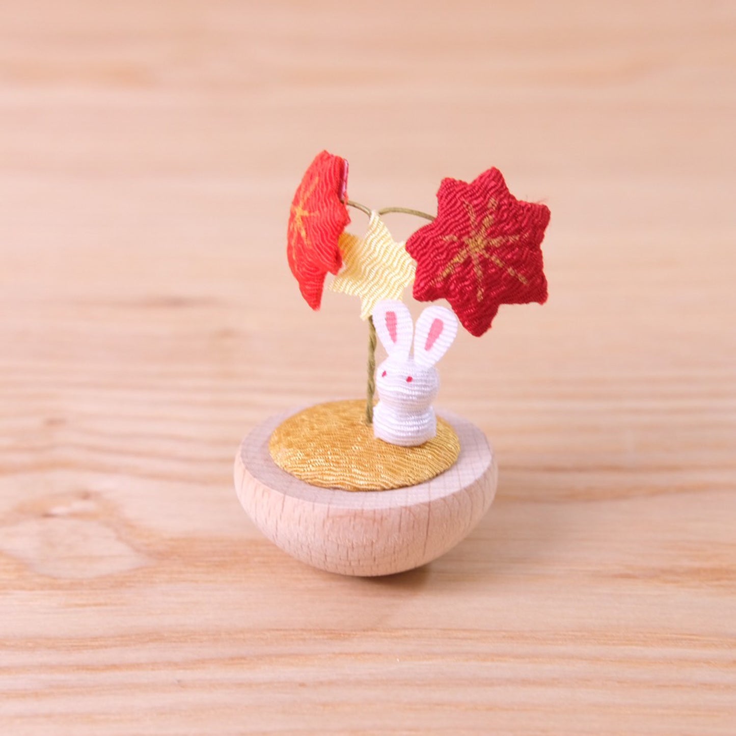 ゆらゆら紅葉 動物たち うさぎ