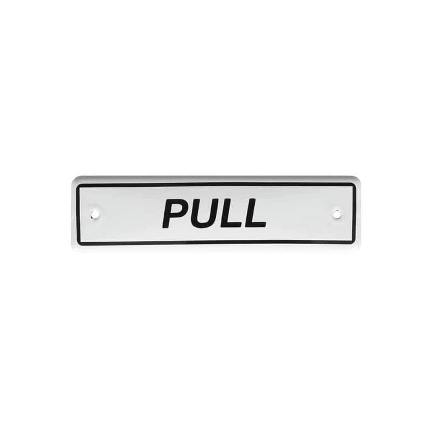 ENAMELED SIGN PULL