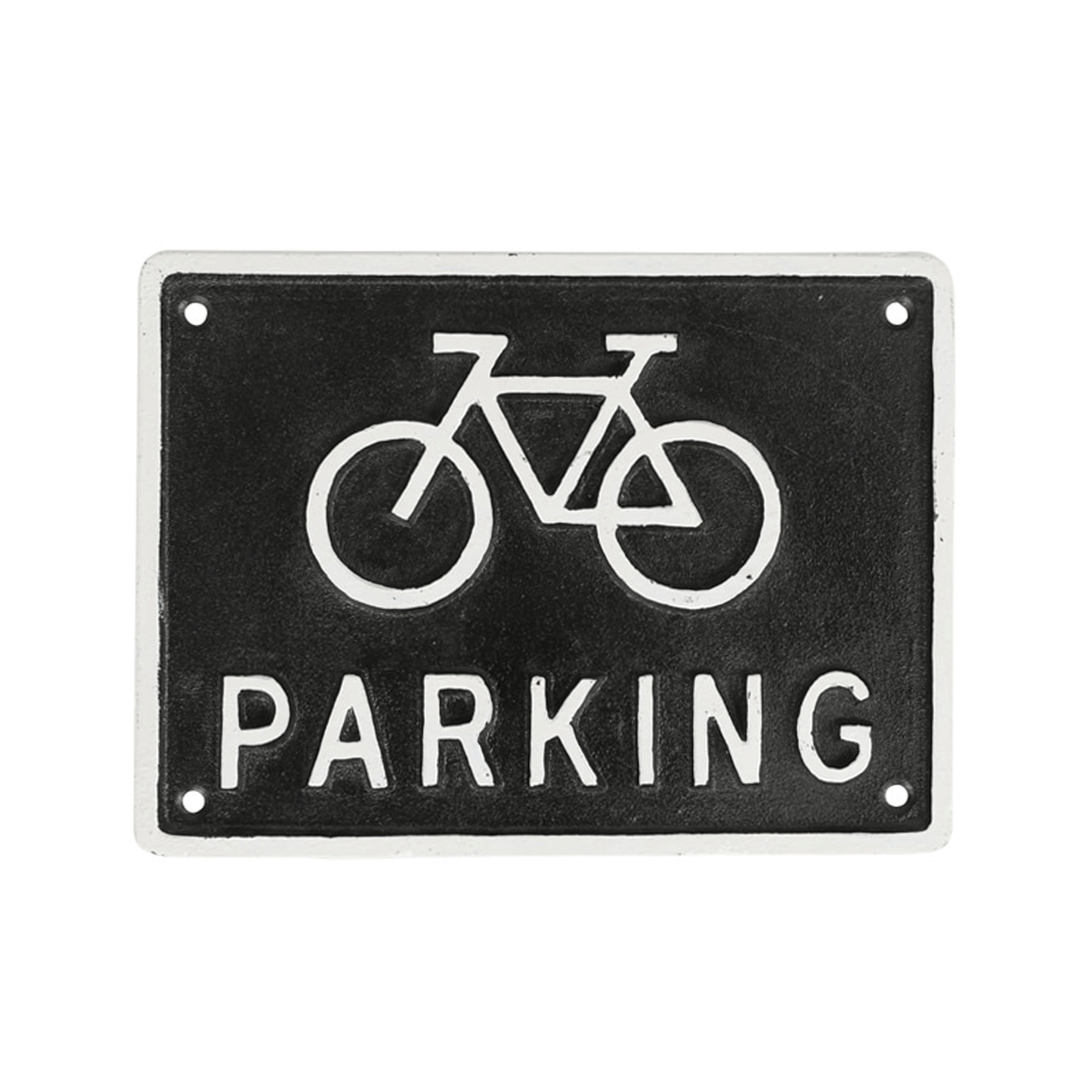 IRON SIGN BICYCLE PARKING BL