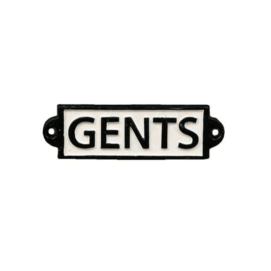 IRON SIGN GENTS