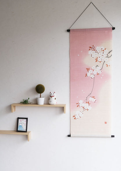 手描きタペストリー 吉野桜