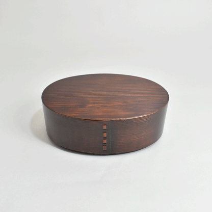 THE DAY engraved cedar bento box, large