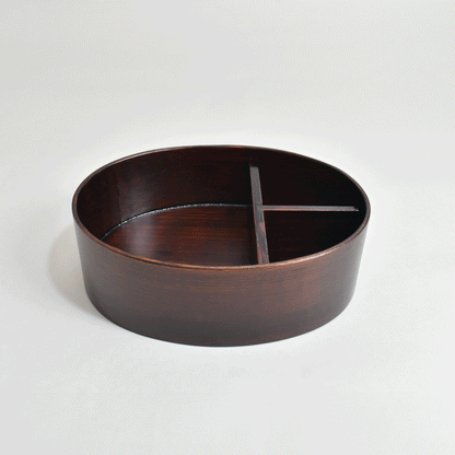 THE DAY engraved cedar bento box, large