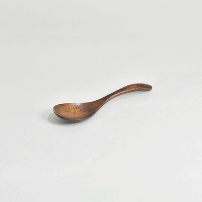 TLSB Wooden Rice Spoon, Wiped with Lacquer
