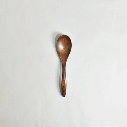 TLSB Wooden Rice Spoon, Wiped with Lacquer