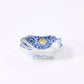 Small square plate with landscape and octopus arabesque pattern