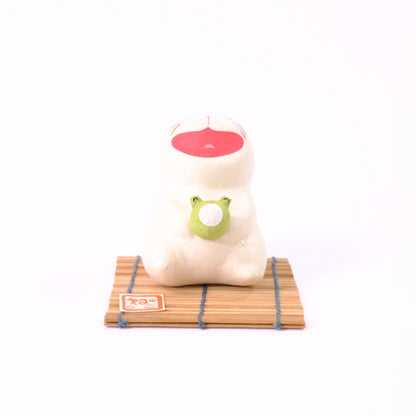 チギリ和紙 涼み笑い猫カエル
