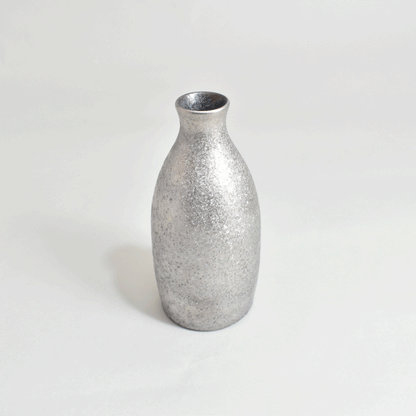 Crystal silver wrapping 1 go sake bottle