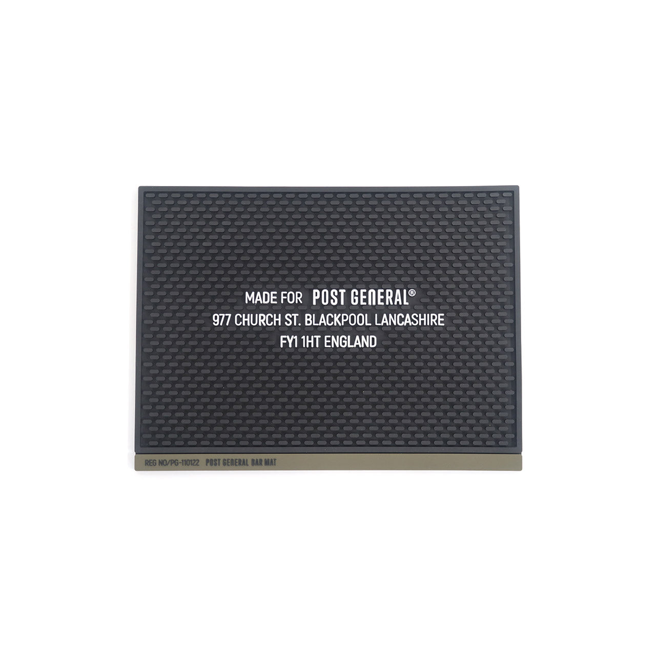 RUBBER BAR MAT / ラバー バーマット - BLACK