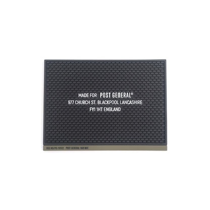 RUBBER BAR MAT / ラバー バーマット - BLACK