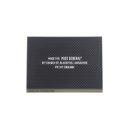 RUBBER BAR MAT / ラバー バーマット - BLACK