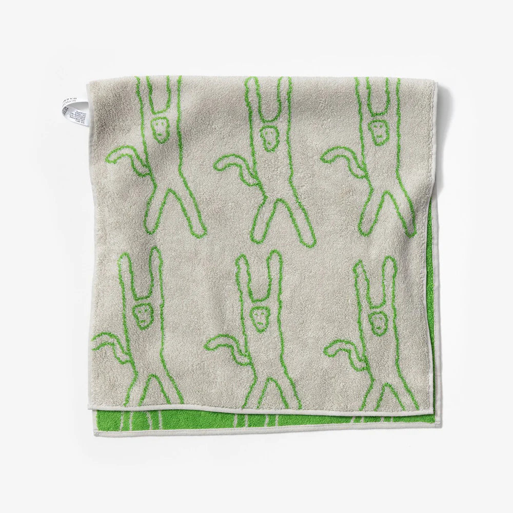 耐久性に優れ毛羽立ちも少ない WARMGREY TAIL の FACE TOWEL（フェイスタオル）