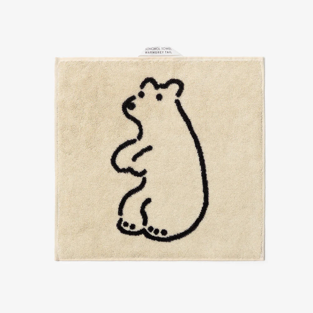 耐久性に優れ 毛羽立ちも少ない WARMGREY TAIL の HAND TOWEL（ハンドタオル）