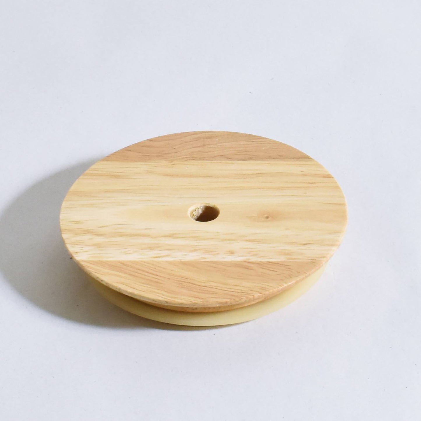 FLAT TOP WOODEN LID w/HOLE M