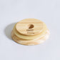 FLAT TOP WOODEN LID w/HOLE S