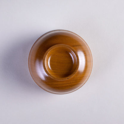 Genuine Zelkova, small, feather-shaped soup bowl, color