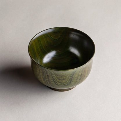 Genuine Zelkova, small, feather-shaped soup bowl, color