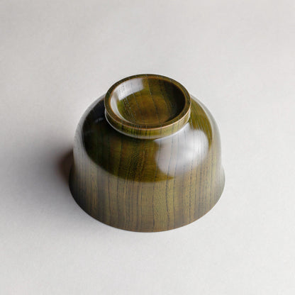 Genuine Zelkova, small, feather-shaped soup bowl, color