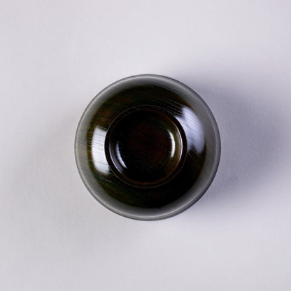 Genuine Zelkova, small, feather-shaped soup bowl, color