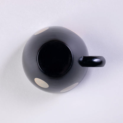 木製スープカップ 水玉