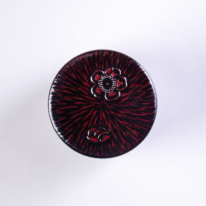 茶筒 鎌倉彫調